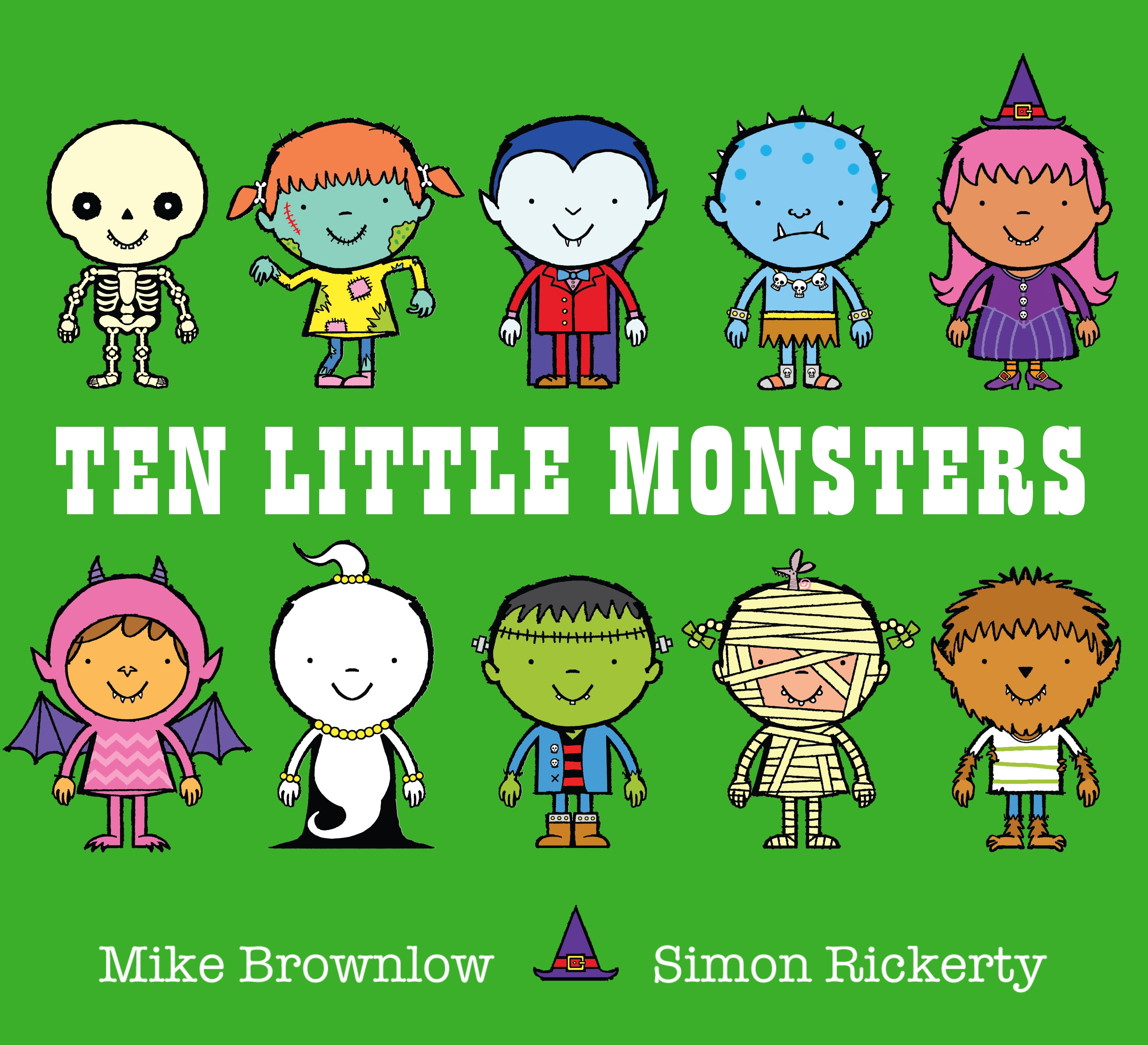 Ten Little Monsters by Simon Rickerty Hachette Childrens UK